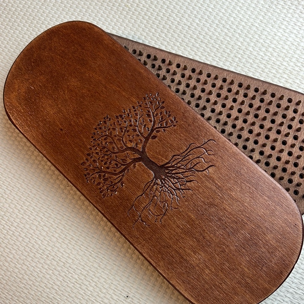 Set of 2 Sadhu Boards 10 mm, Acupuncture, Handmade 🤎 yoga board tree of life